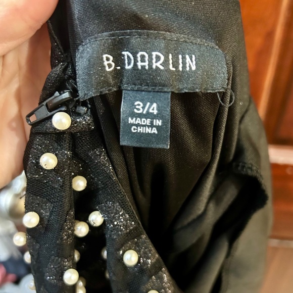 B. DARLIN black pearl midi dress - worn for 4 hours! - Picture 2 of 8